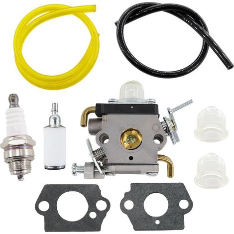 Carburateur avec Joint, Tuyau, Bougie – Pour Husqvarna 122C, 122LDX – Remplace 581734301 (1/5)