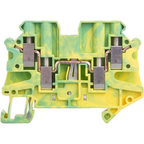 Morsettiera di protezione a 4 fili 0,14-6 mm2 verde-giallo UT 4-quattro-PE 3044597