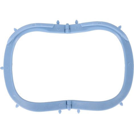 Cadre de digue dentaire pliable et réutilisable, accessoire pour soins buccaux, porte-digue dentaire bleu