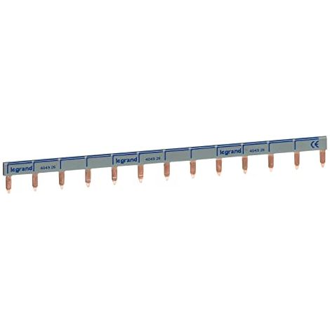 Pettine di alimentazione 13 moduli 1 fase + neutro 16mm² Legrand