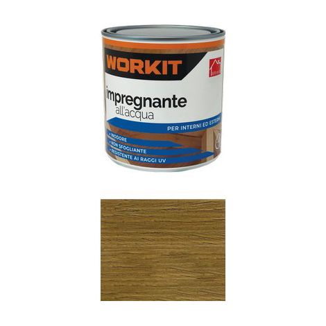 IMPREGNANTE ACQUA WORKIT - NOCE SCURO ML 750- 6 pezzi