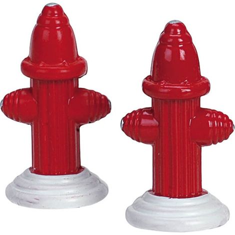 LEMAX- SOGGETTO IDRANTE ANTINCENDIO SET 2 - NATALE NATALIZIO 24986