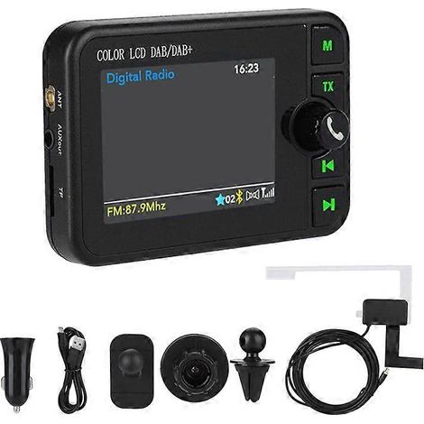 Autoradio DAB, Bluetooth, MP3, affichage graphique, écran couleur, accessoires auto (1/5)