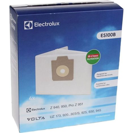 Lot de 4 sacs aspirateur ES100B ELECTROLUX - 9009238073