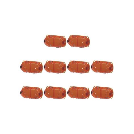 Legrand Batibox - LOT de 10 bou00eetes multimatu00e9riaux 2 postes - 4/5M - Hor/Ver - profondeur 50 mm - Ru00e9f. : 080122x10 (1/4)