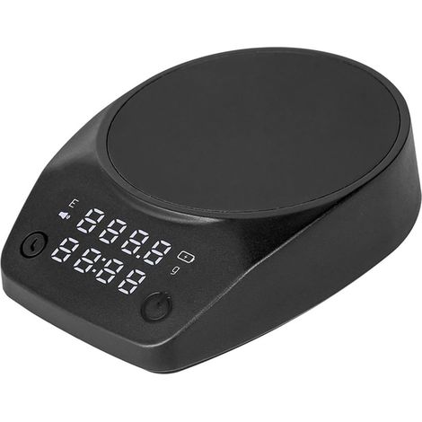 Mini Balance à Café Numérique, Balance à Espresso Numérique, Précision de 0,1 g, Plage de Poids de 1,5 kg, Base Antidérapante, Écran LED et Design Portable (1/5)