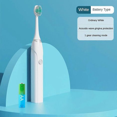 Brosse à dents électrique vibrante à poils souples. rechargeable. automatique et ultrasonique pour adultes (1/4)