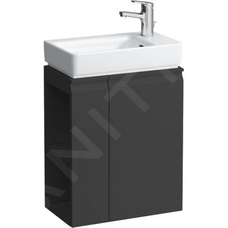 Sous-vasque pour lavabo LAUFEN PRO A 480x580x275mm avec côté gauche en verre (1/4)
