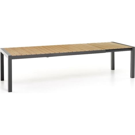 Tavolo Allungabile Santorini Antracite 220/292x100 cm
