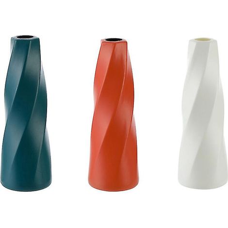 Lot de 3 vases en plastique (1/3)