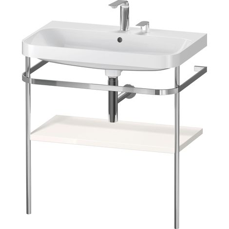 Duravit Happy D.2 Plus c-shaped Set avec console métallique,