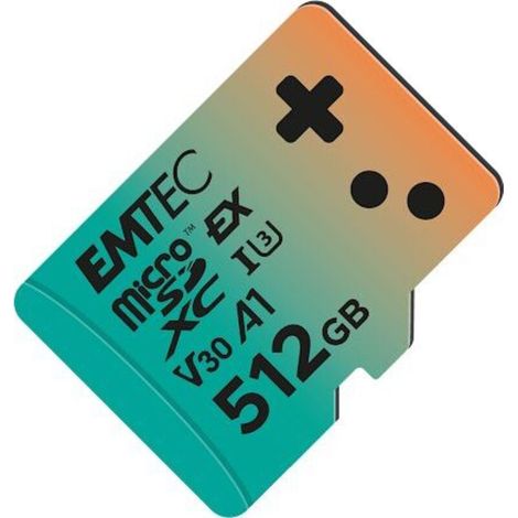 Emtec SDXC 512GB Express Gaming UHS-I V30 A1 (1/2)