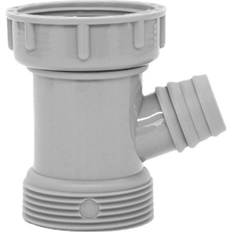 BEBUSINGOTO Connecteur de tuyau, raccord de trop-plein d'évier de cuisine, joint de trop-plein pratique pour tuyaux filetés et raccords de tuyau (B) (1/5)