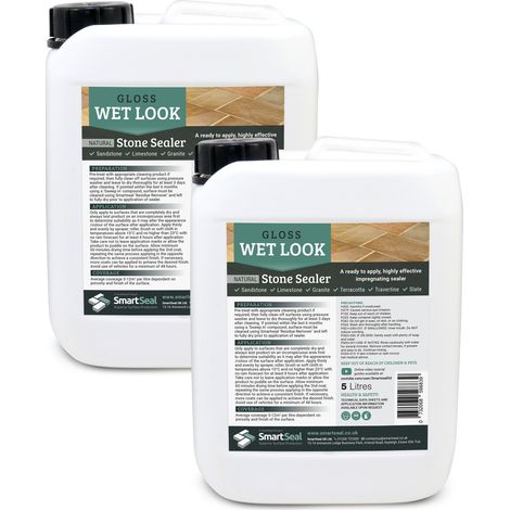 Sandstone/Natural Stone Sealer - Wet Look - 2 x 5 Litre