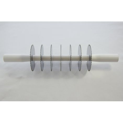 Elettro Center Rullo Tagliapasta Professionale per Sfoglia, Nailon, Argento, Art.241