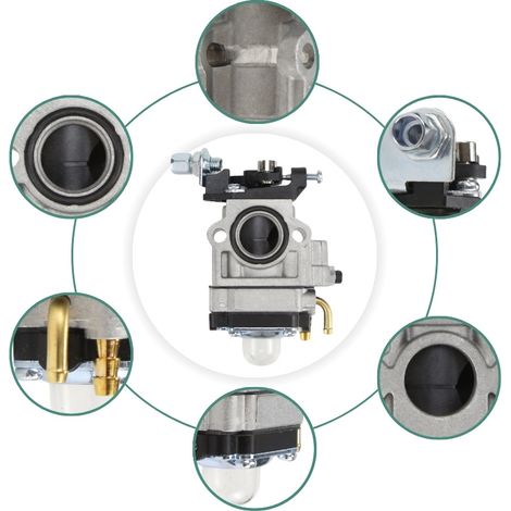 Suitable for MP15, CG430, CG520, BC430, BC520 40-5, 44-5, 43cc and 49cc carburetors.--DTEKGAZ