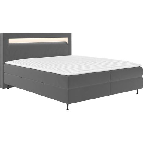 Cama continental ComfiDream Celara, Fresh 32, Continental, Doble, 140x200, Tapiz, Somieres, 147x212x116cm, LED (1/5)