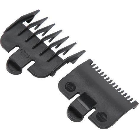 Peignes de guidage professionnels pour tondeuse à cheveux, sabots de rechange, accessoires pour tondeuse à cheveux, noir (1/5)