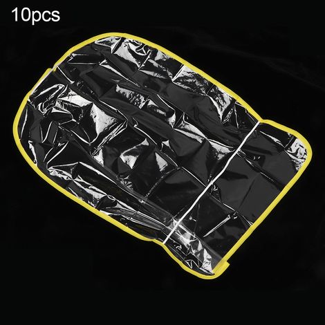 Protège-dossier de siège auto transparent 10 pièces, anti-coups pieds enfant, housse de protection nettoyable pour voiture, SUV et camion (1/5)