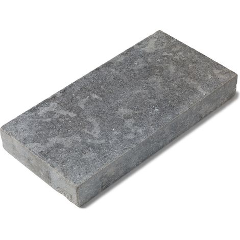 Margelle de piscine Pierre Naturelle Sinai - 60x30x8 cm - Bord droit - Gris (1/4)