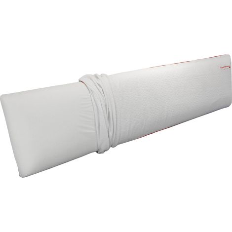 Sampur – Traversin mousse à mémoire de forme déhoussable 150x40 cm – Soutien mi-ferme – Garnissage anti-acarien et anti-bactérien