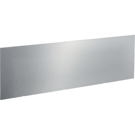 Plinthe de bas de porte, inox brossé, 150x370 mm, avec adhésif - (1/3)