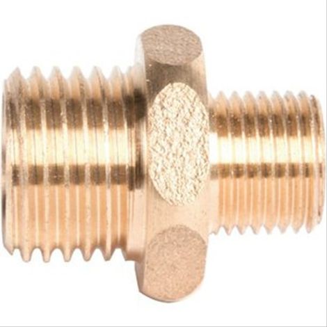 Lot de 10 réductions laiton à visser mâle 3/8'' (12/17) - mâle 3/4'' (20/27)