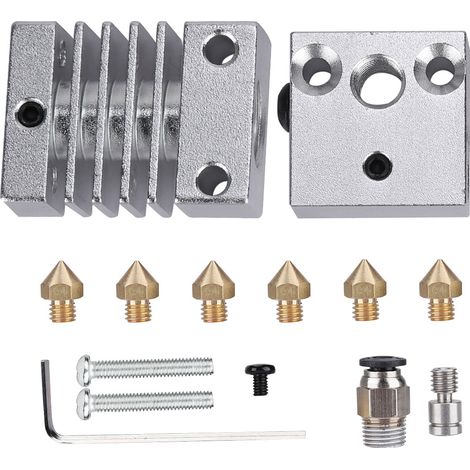 Kit d'extrudeuse Hotend J en acier inoxydable pour imprimante 3D Creality CR10, CR10S, CR10S4, CR10S5 (1/5)