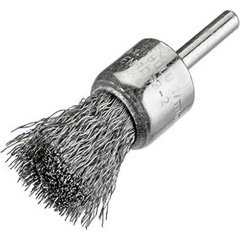 Spazzola metallica ondulata OSBORN con gambo da 6 mm e filamento da 0,30 mm di diametro