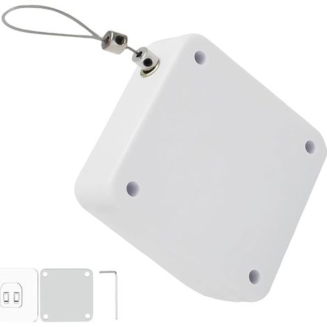Door Closer, Resistance 1200G, White Stainless Steel Wire Door Closer Door Closer for Bedroom and Office