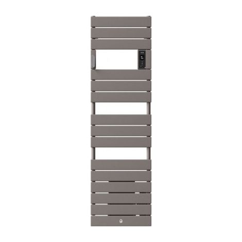 Sèche-serviettes Riviera 2 étroit avec soufflerie 1750W gris roche - THERMOR - 498264