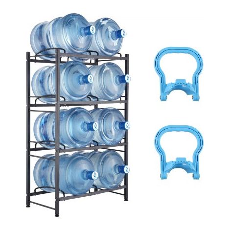 Portabottiglie a 4 Livelli, Portabottiglie in Ferro da 18, 9 L (1/5)