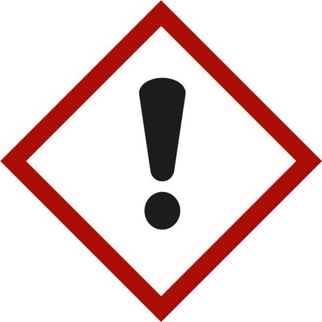 Gefahrstoffsymbol Ausrufezeichen, Typ: 04105