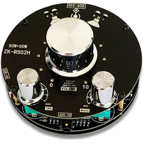 Amplificateur Audio Bluetooth 2.1 Canaux avec Réglages Grave/Aigu - Module Stéréo Puissant (1/5)
