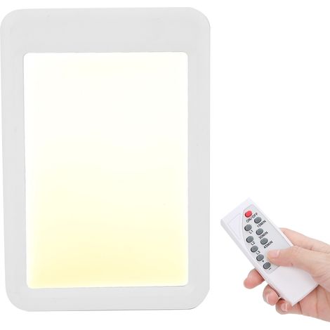 Lampe de luminothérapie 35000 lux LED avec télécommande, 3 couleurs réglables et minuterie intégrée (1/5)