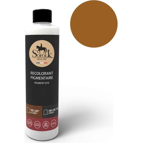 Pintura para cuero/piel sintética (125 ml, RAL 8001) - SOFOLK - Cuidado para asientos y volantes de coche, sofás y zapatos. (1/5)