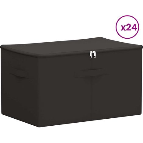 Aufbewahrungsbox 24 stk. Vliesstoff 60 x 43 x 35 cm 90,3 L vidaXL