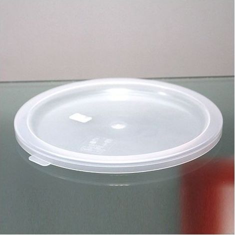 Cambro RFSC12PP Coperchio Rotondo in Polipropilene Semi-trasparente per Contenitori 11,4 17,2 20,8 L Certificazione NSF Confezione da 6
