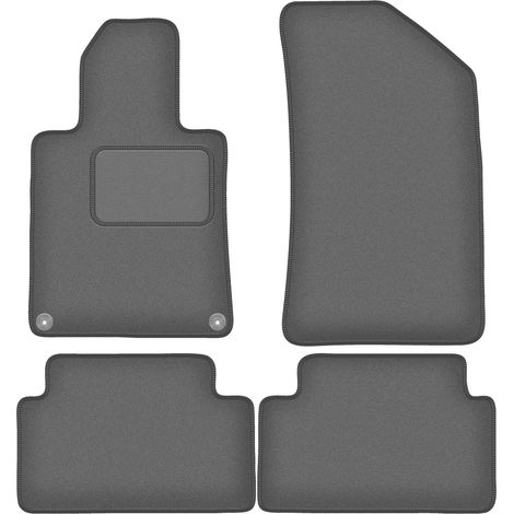 Alfombrillas de grafito para Peugeot 508 I sedán, familiar, SW, RXH (2010-2018)