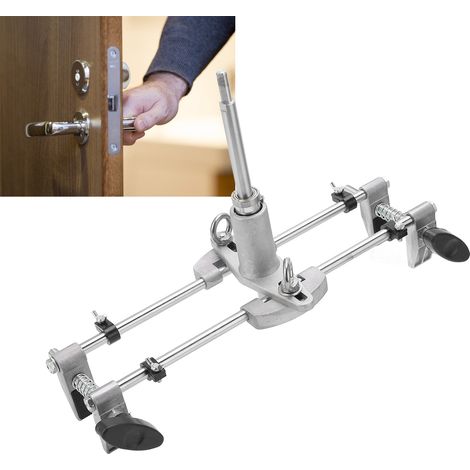 machine à percer les trous de serrures de portes en bois massif et à rainurer (1/5)