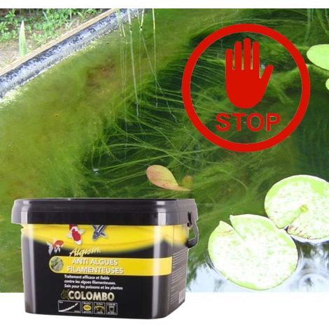 Le Poisson Qui Jardine – Traitement anti-algues filamenteuses pour bassin – Élimine algues filandreuses – 1000ml pour 10 m3 – Sans danger pour poissons et carpes Koï