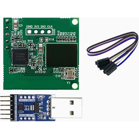 Sensore MmWave LD6001B da 60 GHz + scheda con porta seriale CH340, modulo sensore di presenza umana 3D multi-obiettivo ad alta precisione.