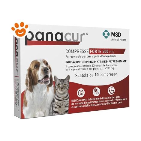 MSD Dog & Cat Panacur Forte - Confezione 10 Compresse -