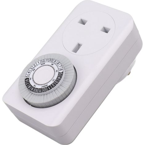 Minuteur mécanique 3200W 50Hz AC240V Arrêt programmé intérieur pour chargeur voiture batterie téléphone PAD appareil photo (1/5)