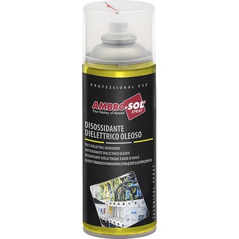DISOSSIDANTE OLEOSO PER CONTATTI ELETTRICI AMBROSOL 400 ml