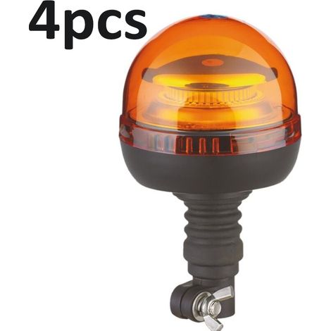 Girophare LED homologué sur tige - 12/24V - AUTOBEST - 258161(4pcs)