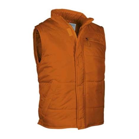 Chaleco de abrigo de nylon hidrofugado, sector alimentación ARCTIC S Naranja fiesta