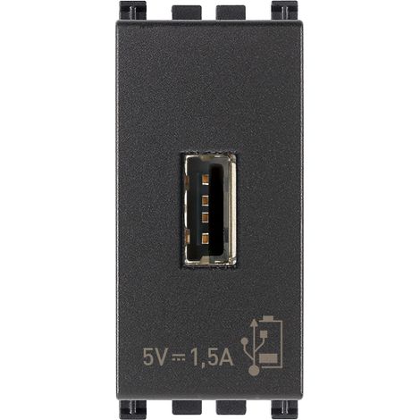 VIMAR - 19292 USB-Netzteil 5V 1,5A 1M Grau