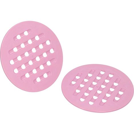 2er-Set Tischsets, hitzebeständig, rutschfest, für Schüsseln, Teller und Töpfe, für den Küchengebrauch (Rosa) (1/5)