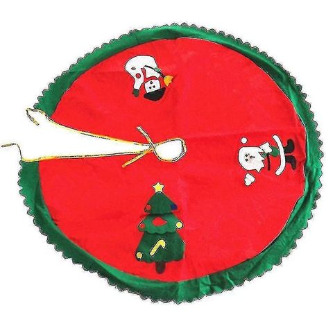 Tablier de décoration de Noël, jupe de sapin de Noël, tissu non tissé (1/5)